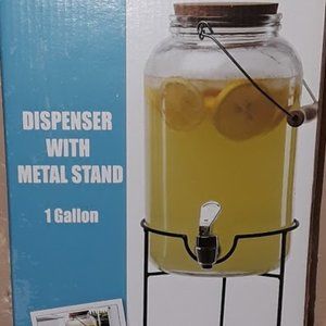 dispenser with metal stand 1 gallon